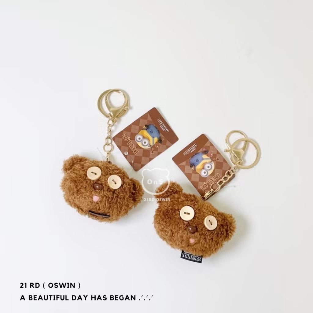 環球影城 TIM熊 迷你毛絨 吊飾