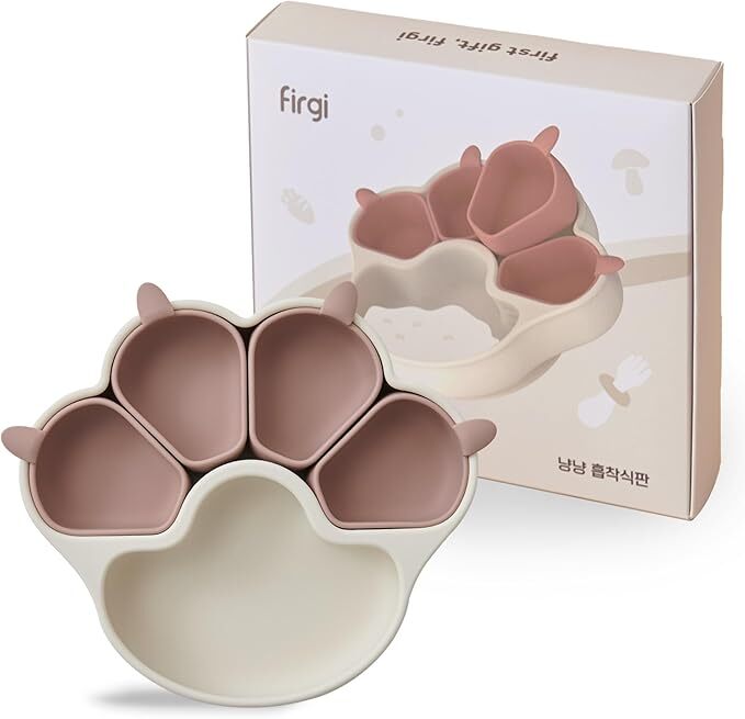 Firgi 貓貓硅膠吸盤碟 (100%韓國食品級硅膠製造）