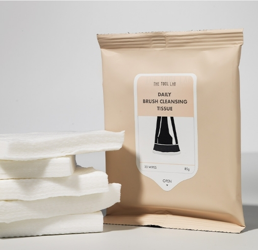 韓國代購The tool lab 1036 Daily Brush Cleansing Tissue 毛掃清潔巾(3包)