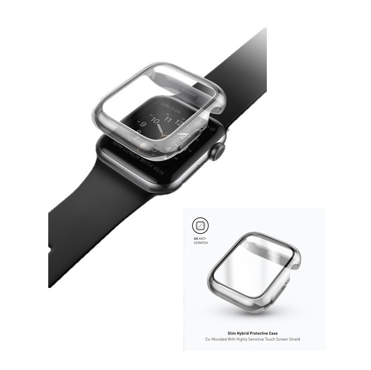 UNIQ Garde Apple Watch 全包覆輕薄透明防撞保護殼
