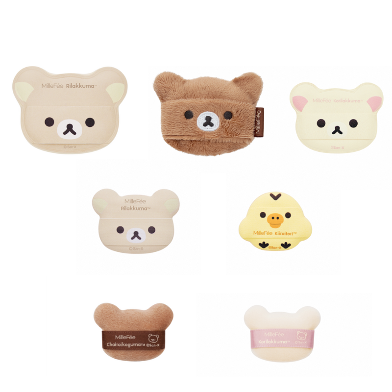 日 本 直 送 現 貨丨MilleFée x 鬆弛熊 可愛粉撲 組合