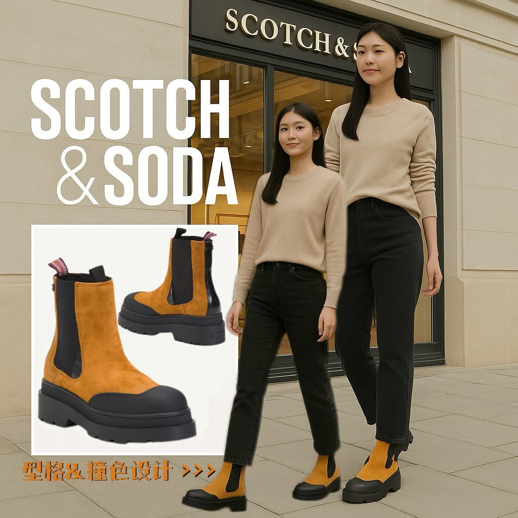 【預購】SCOTCH & SODA G050906 女裝靴
