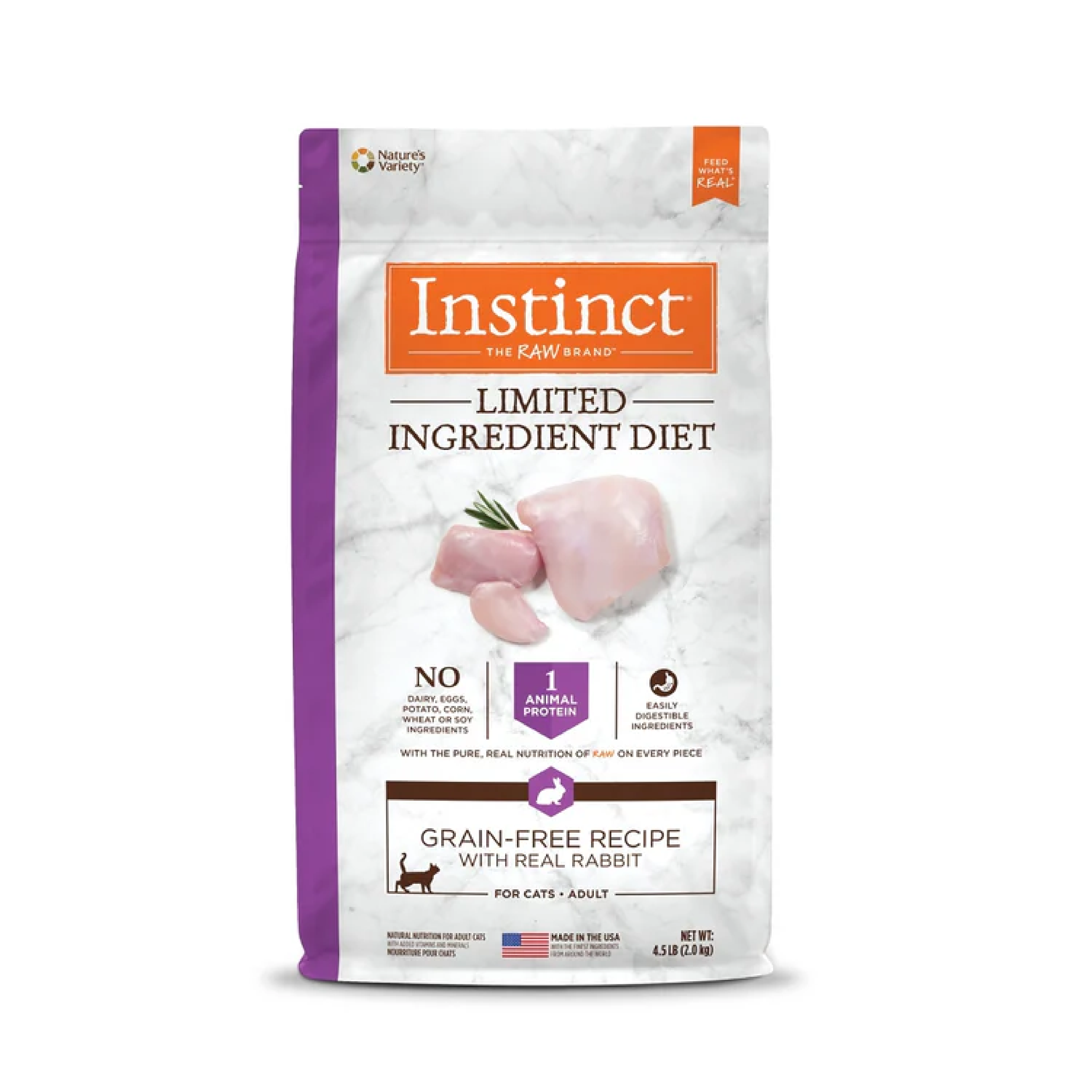 單一蛋白系列成貓糧-兔肉 (4.5lb)