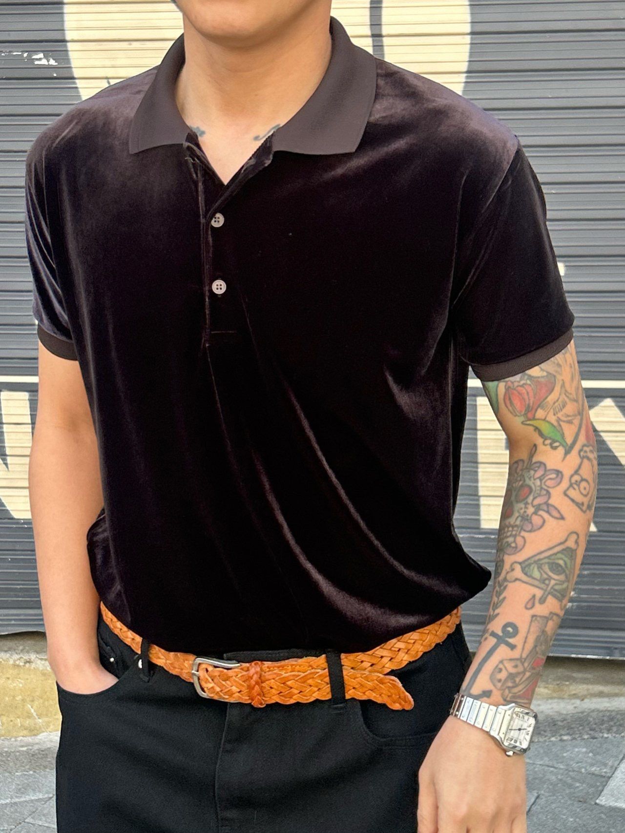 淨色短袖Polo Tee Veil-036T