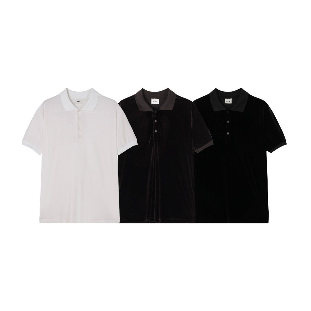 淨色短袖Polo Tee Veil-036T