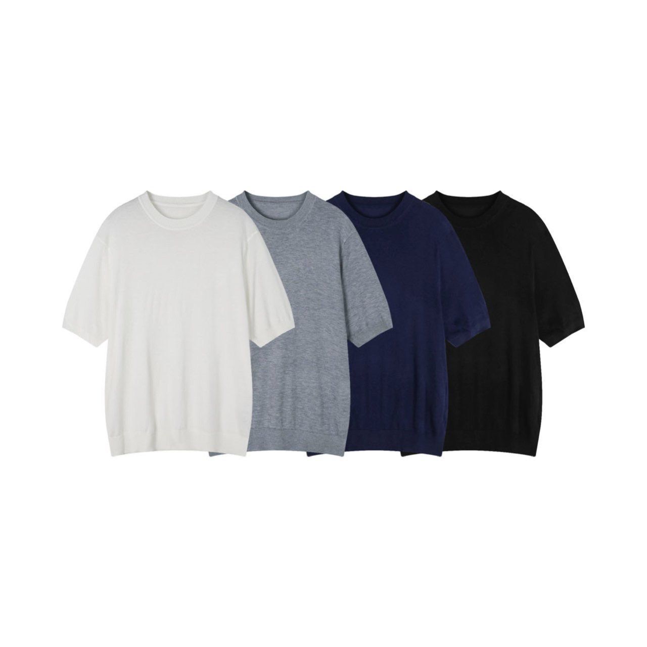 淨色圓領短袖Tee Veil-044T