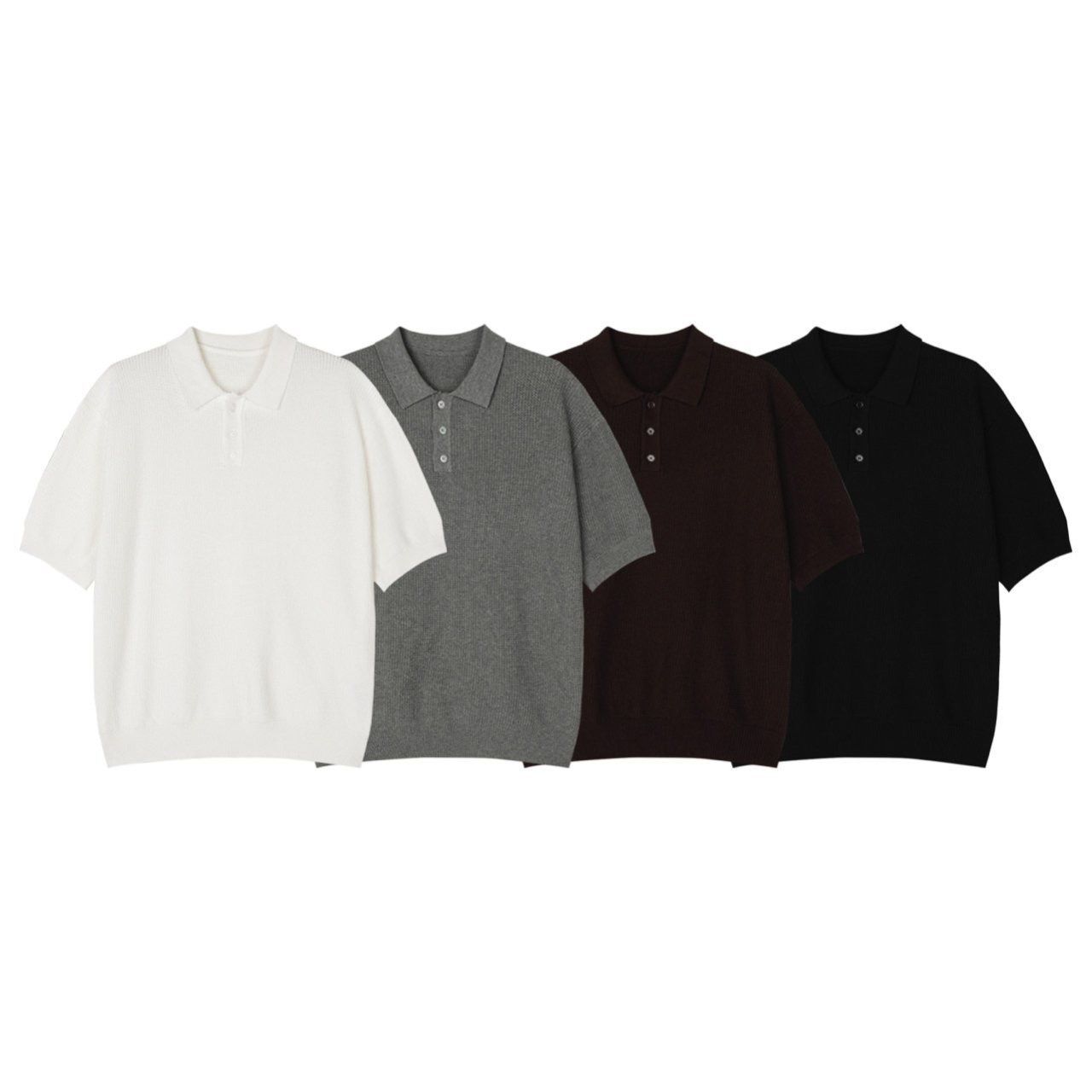 淨色短袖Polo Tee Veil-045T