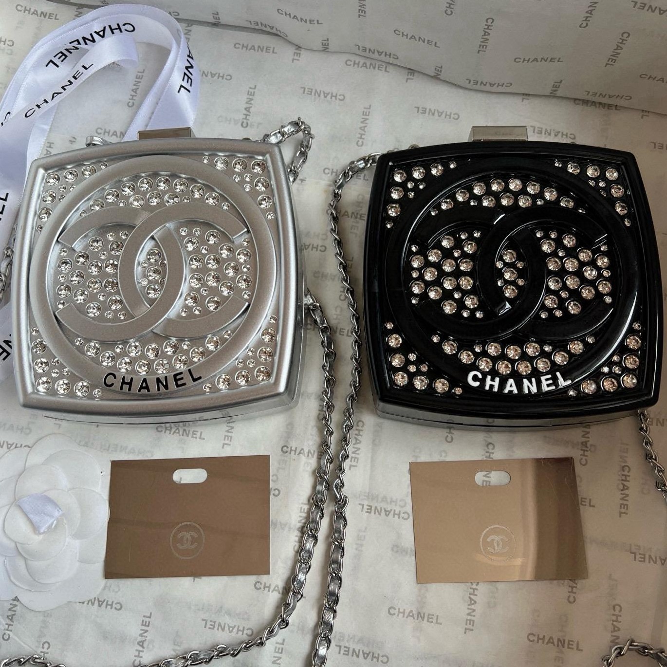 CHANEL🌟🌟限量款🌟🌟鑽石粉餅盒