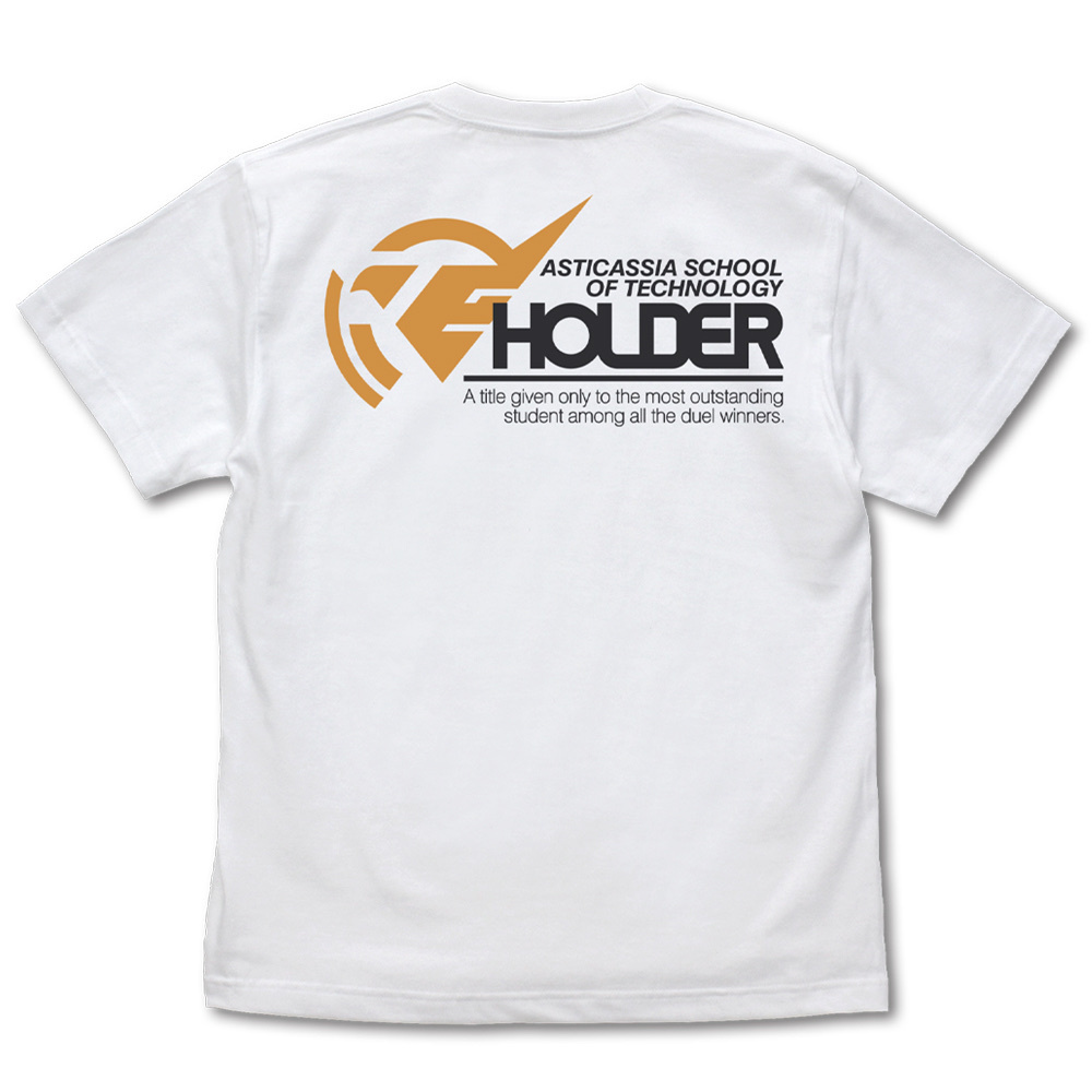 Cospa 0519 アスティカシア高等専門学園 ホルダー Tシャツ [機動戦士ガンダム 水星の魔女] WHITE