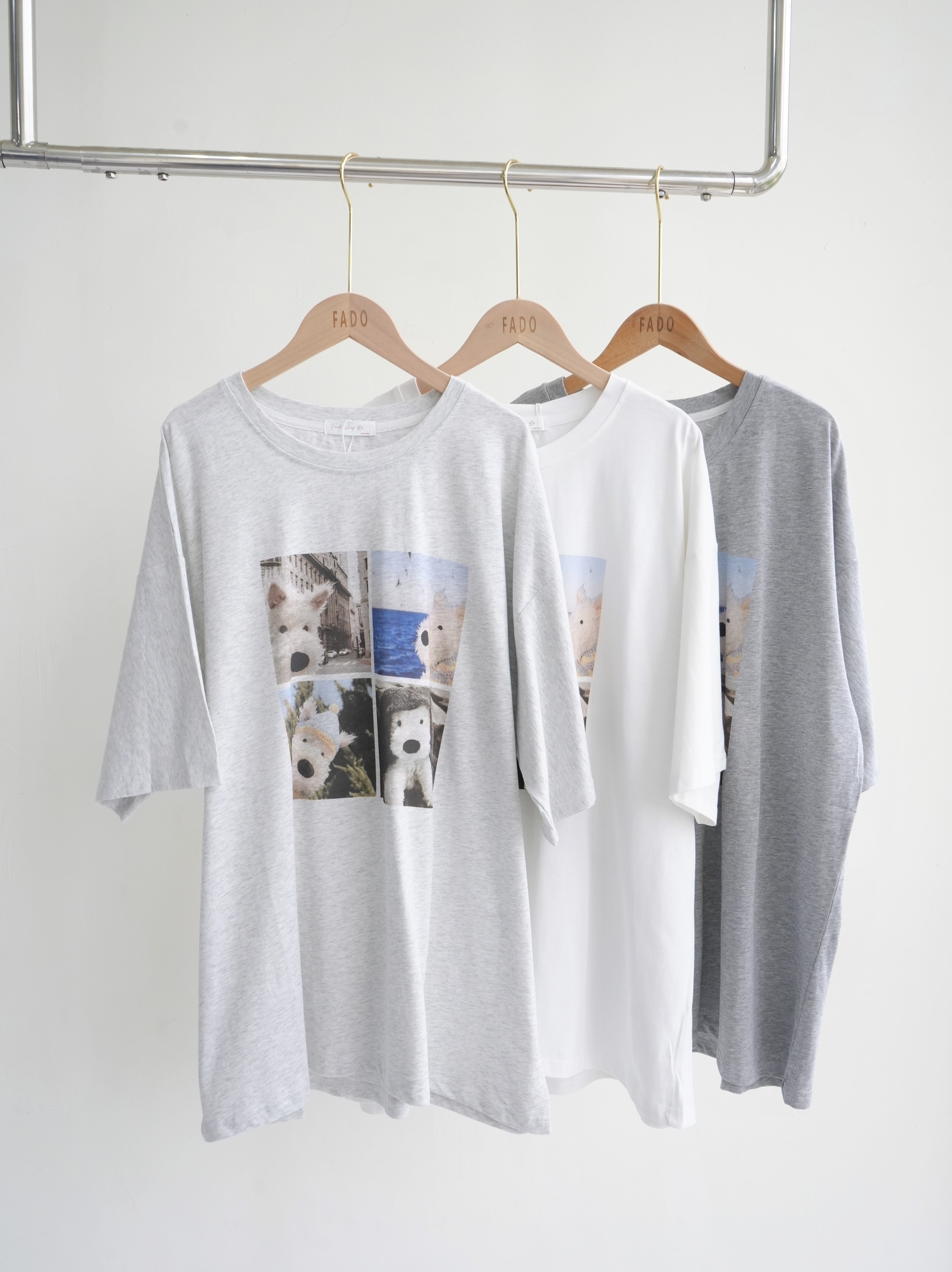 法朵Fado shop｜ 汪汪寫真圓領棉T 0213127