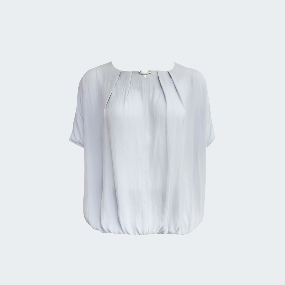 簡約百搭落肩上衣