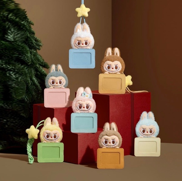 POP MART Labubu 閃閃驚喜毛絨卡套盲盒 (樂園限定) [#SQ25051002]