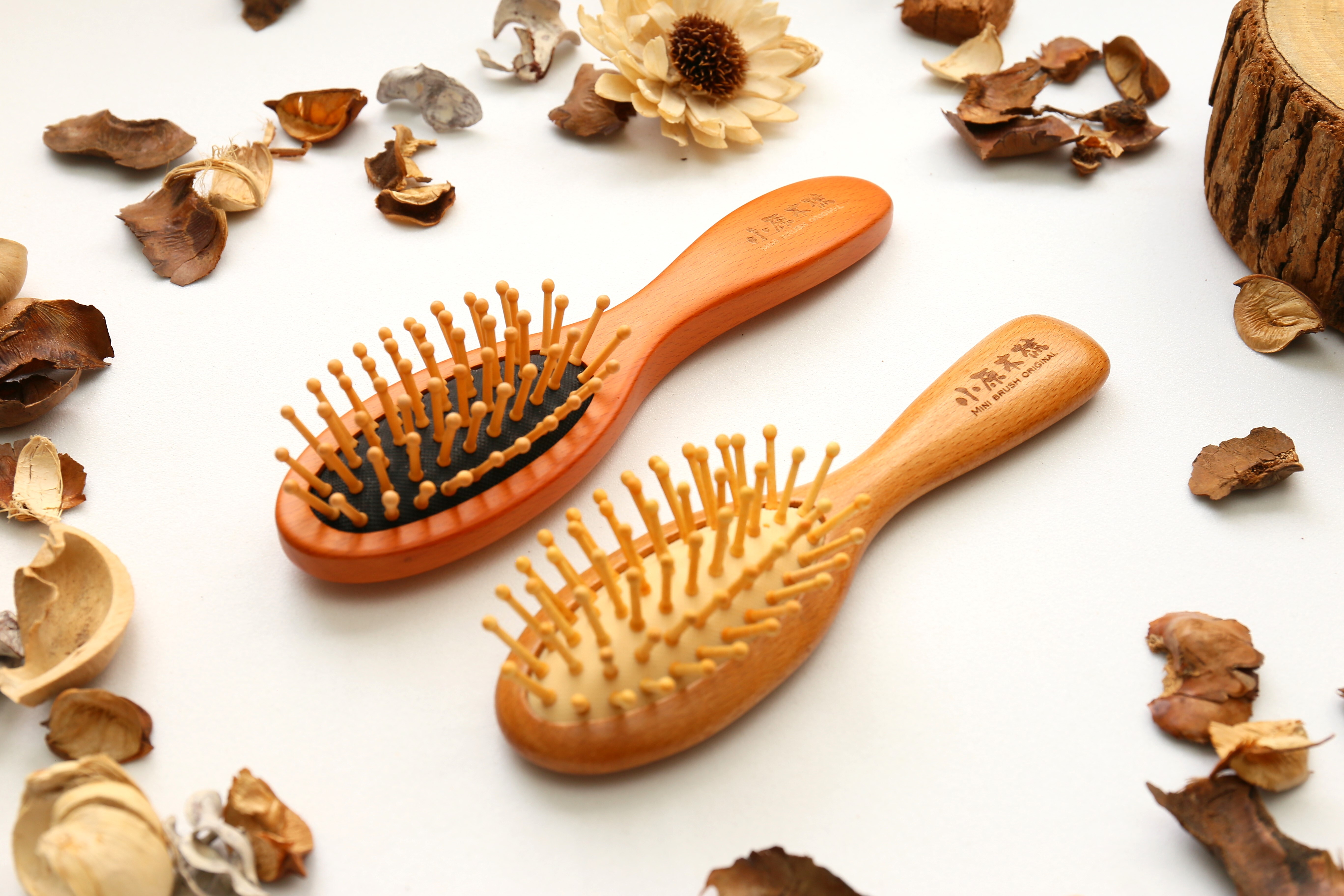 【小原木梳】隨身氣墊小木梳(17cm)