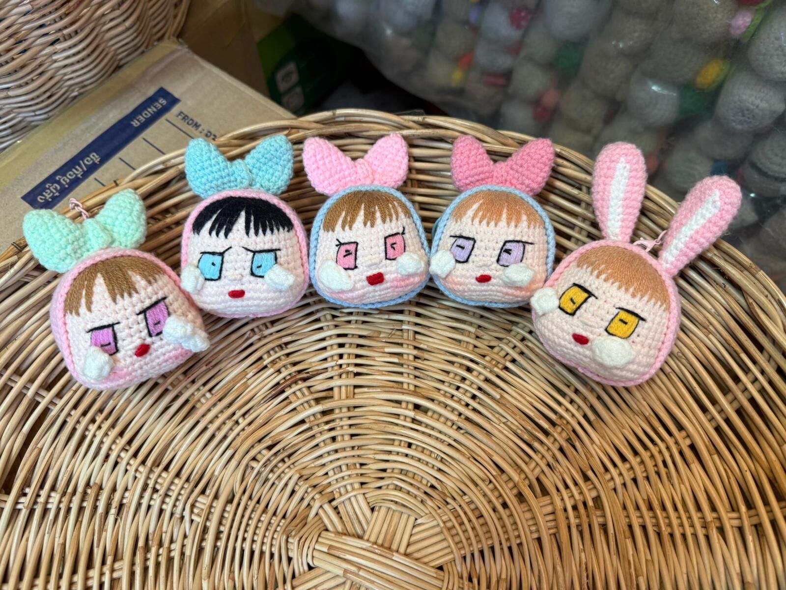 泰國編織蝴蝶結喊女仔掛飾(T5 T545)