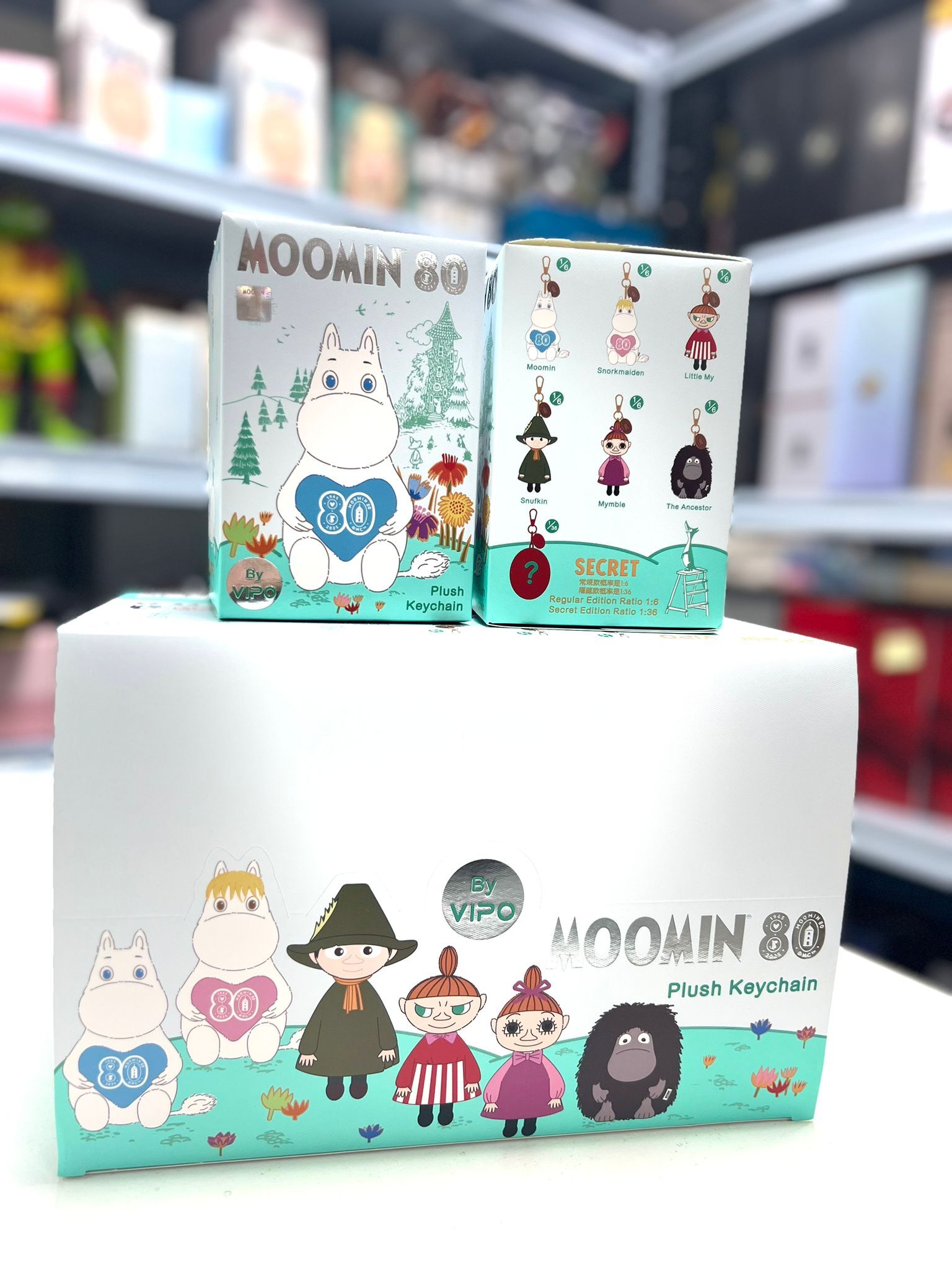 VIPO x MOOMIN Plush Keychain - Blind Box ( VIPO )