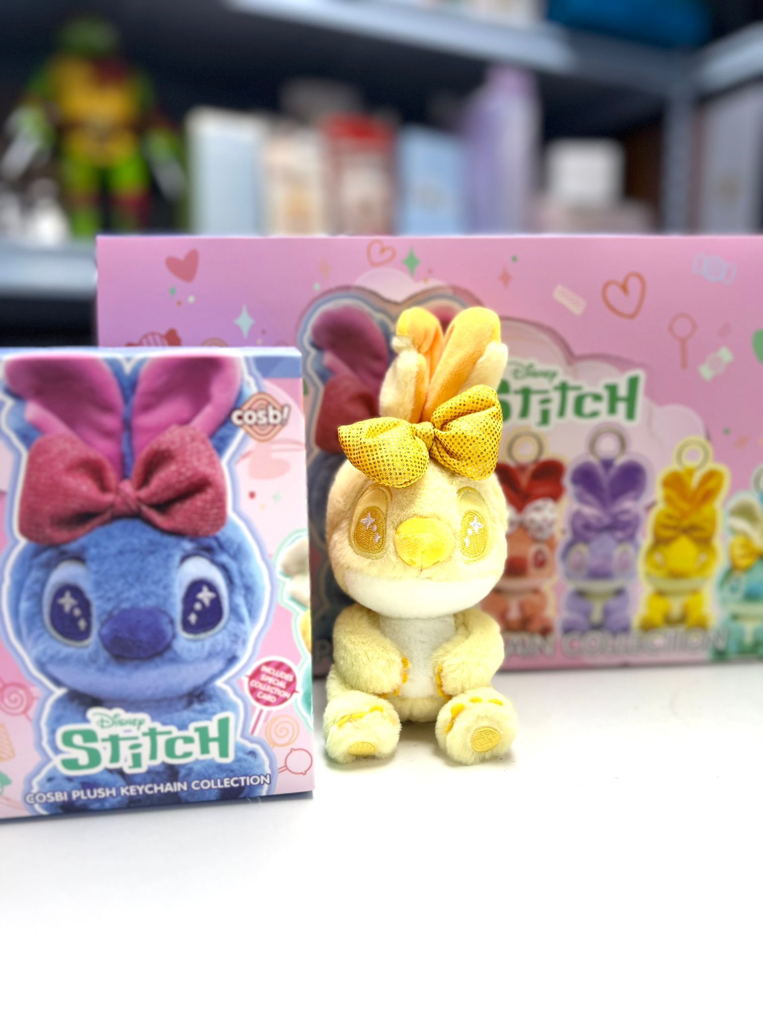 Disney Stitch Cobi Plush Keychain Collection