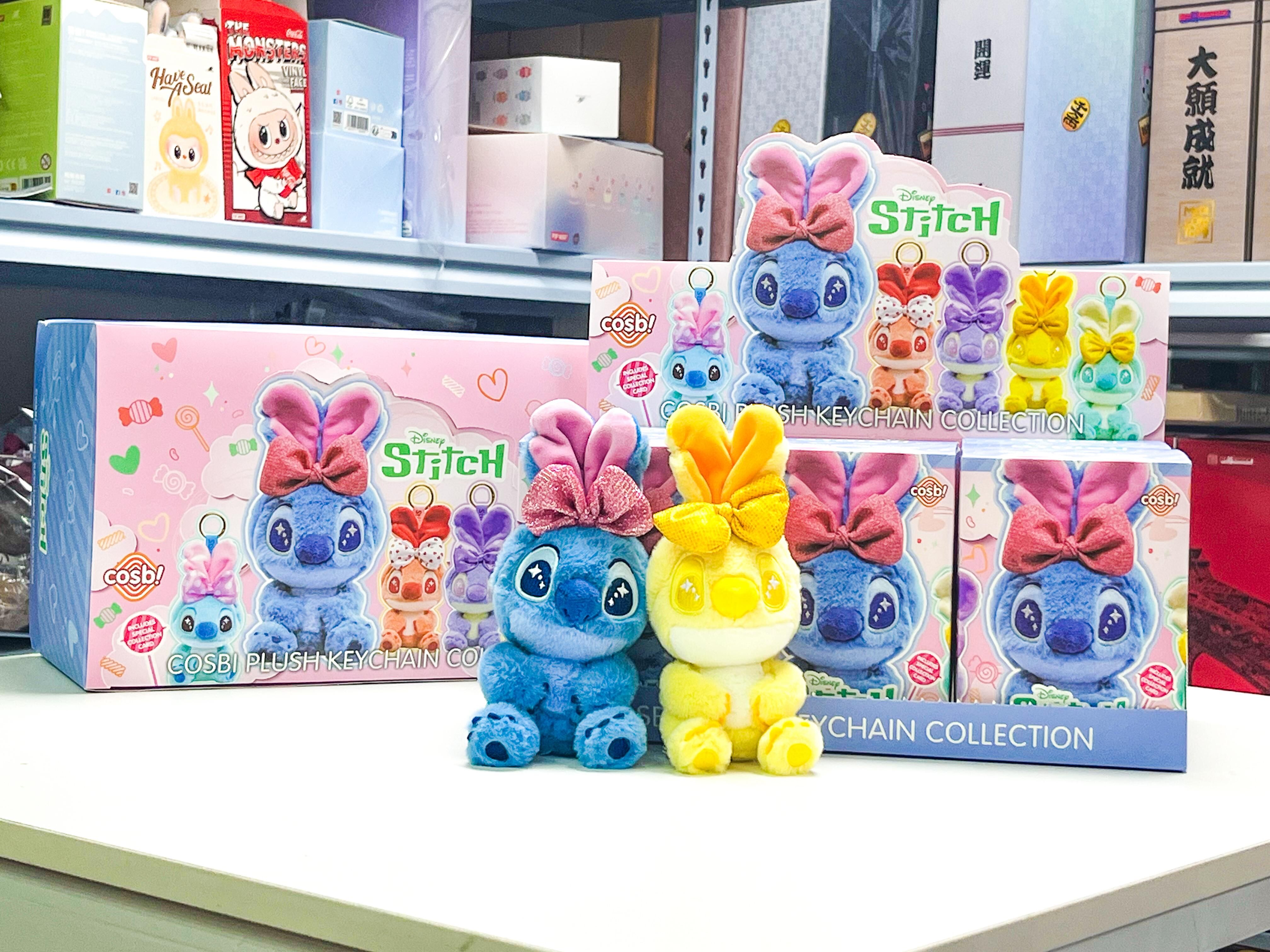 Disney Stitch Cobi Plush Keychain Collection