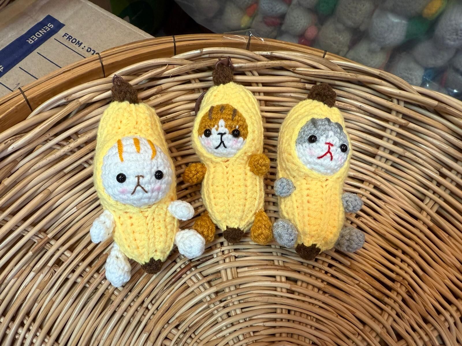 泰國編織貓扮花生掛飾(T5 T549)