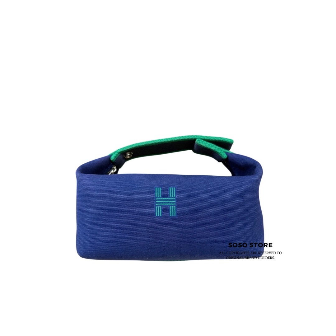 Hermes toilette bride cotton pm - Blue electriqe / Shw