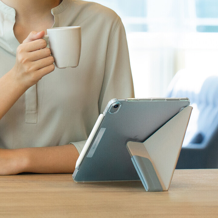 UNIQ Camden New iPad Air 10.9" (2022/2020) 磁吸設計帶支架多功能簡約透明保護套