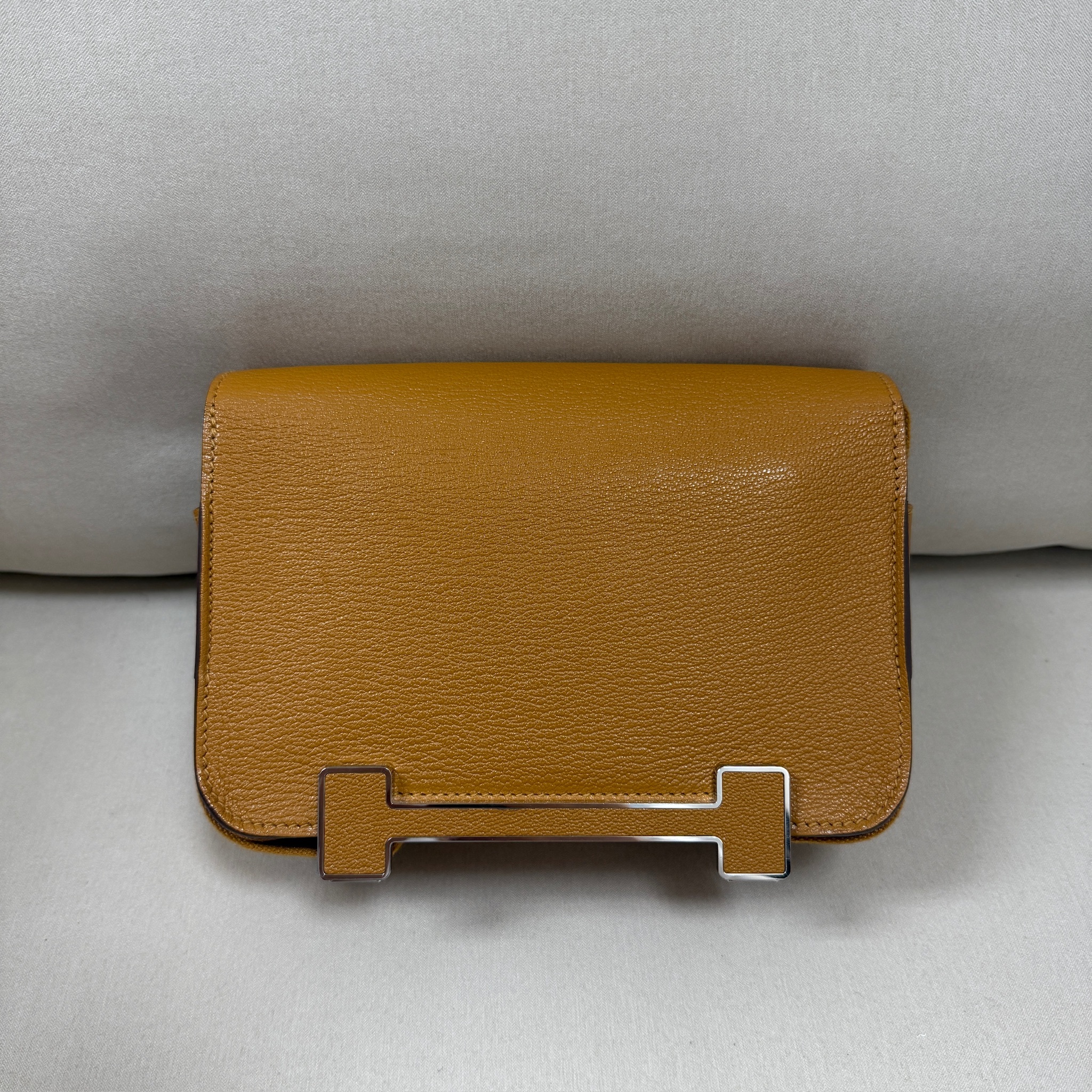 Hermes Geta Bag - Caramel / Shw