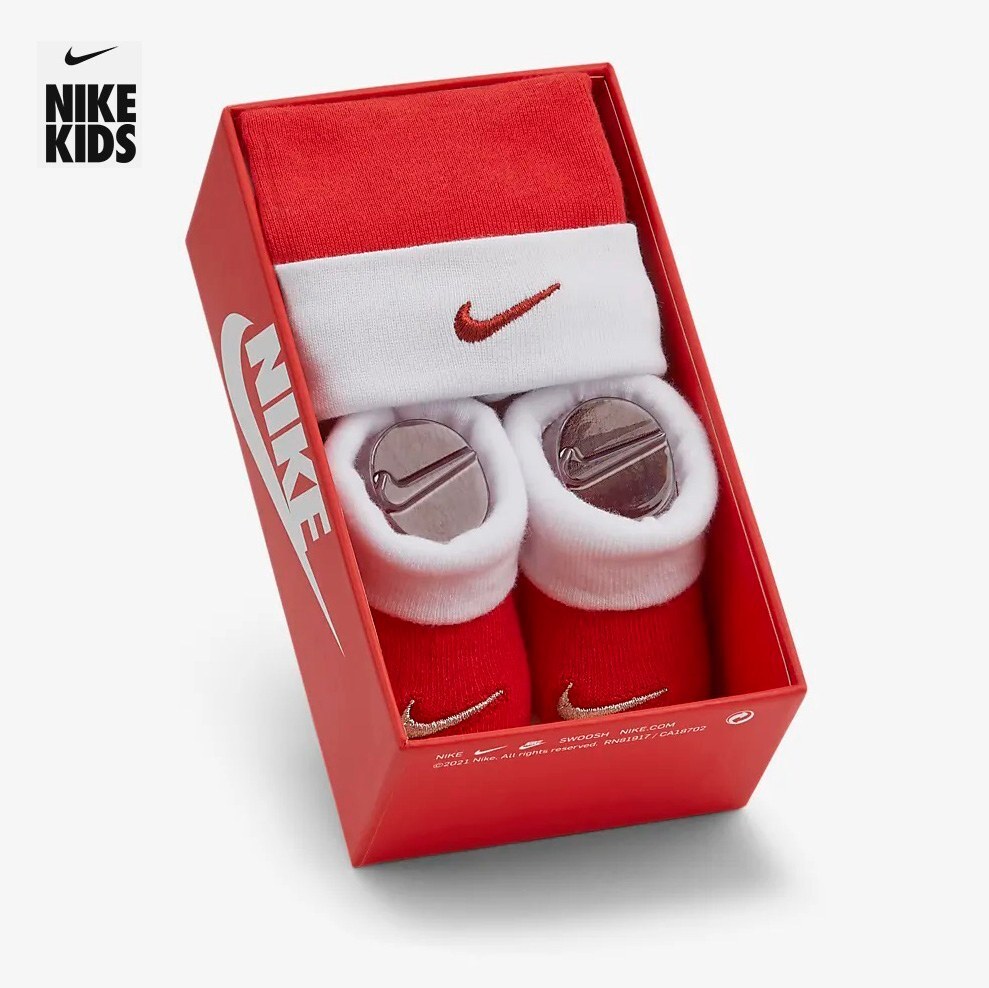Nike 嬰兒 學步襪套 運動帽 帽襪聖誕禮盒 DH0375-657