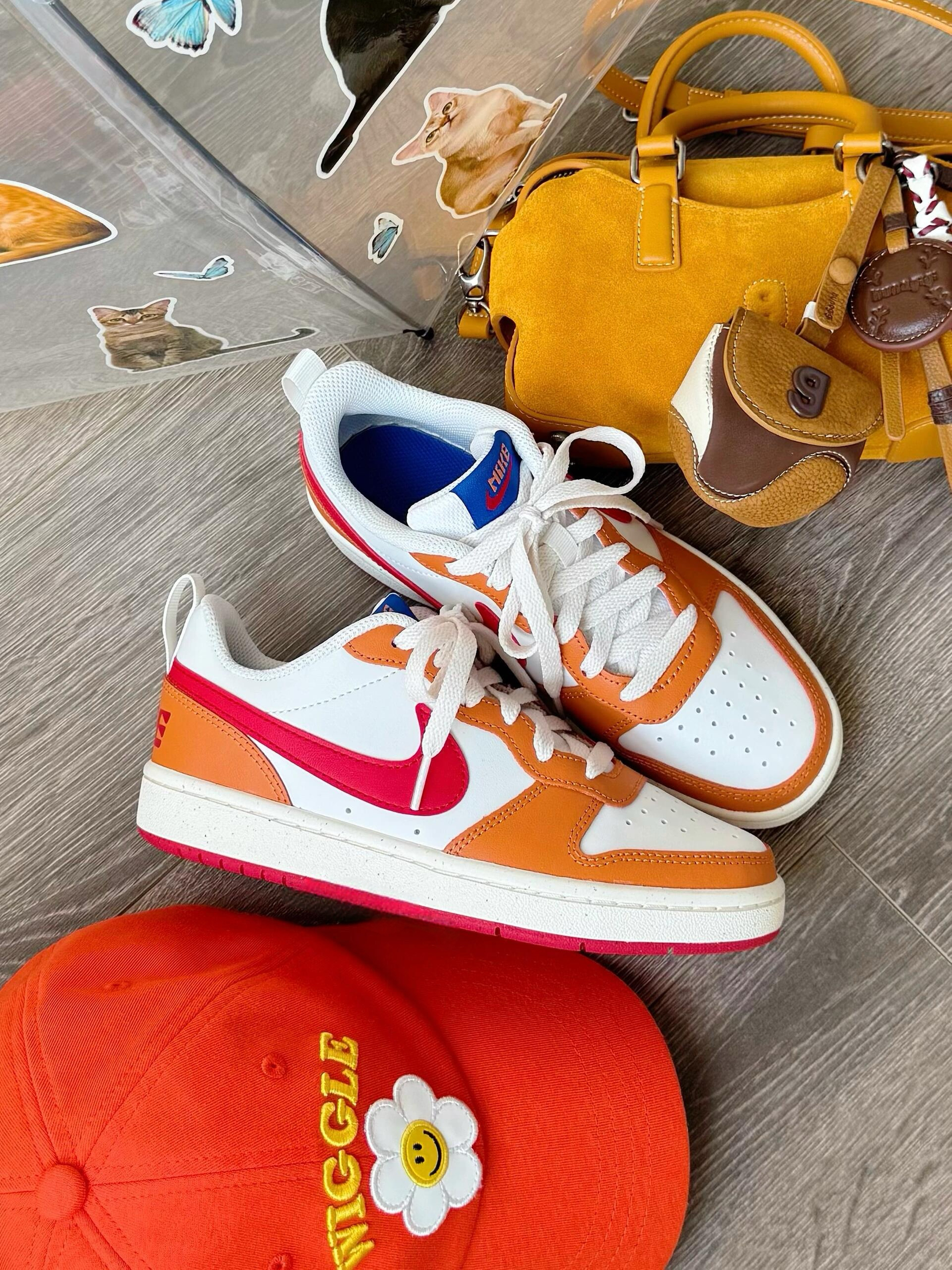 Nike Borough Low 2 橘子汽水 白色 小白鞋 橘色 橘白色 大童 BQ5448-119/預購