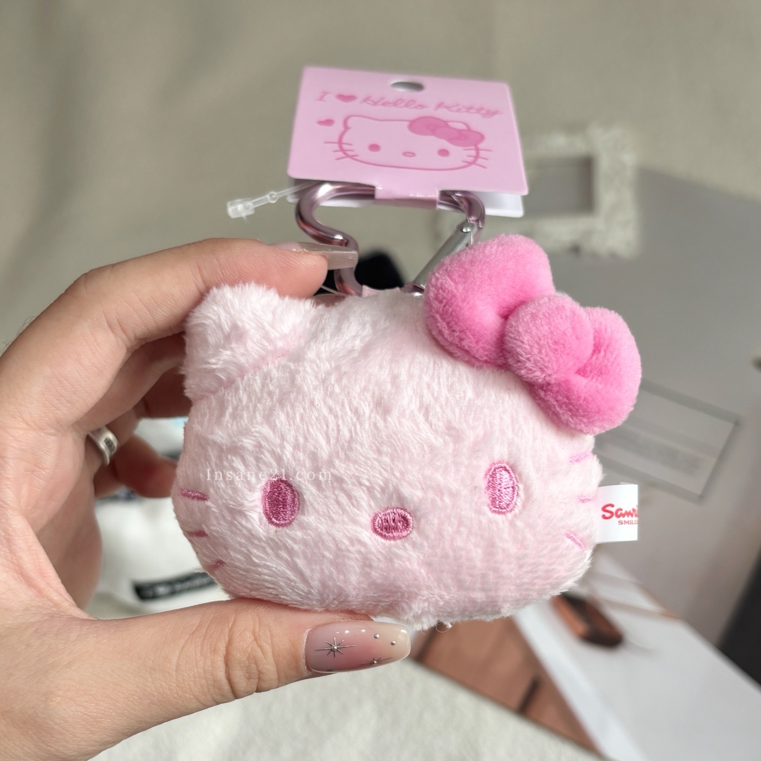 SANRIO 三麗鷗 凱蒂貓 大頭吊飾 愛心釦 絨毛玩具 HELLO KITTY/現貨+預購