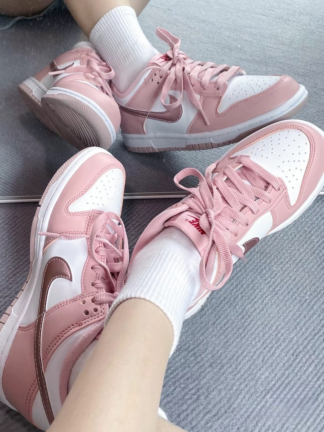 Nike Dunk Low Pink Velvet (GS) 櫻花粉 天鵝絨 DO6485-600