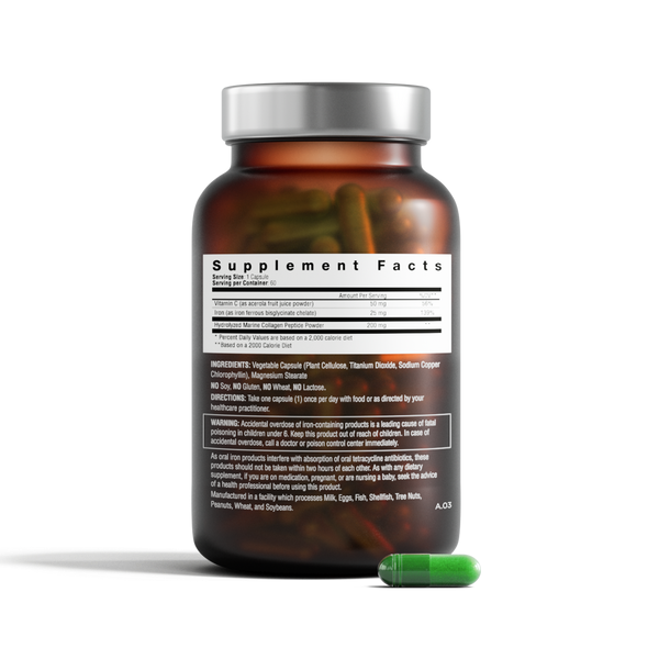 Advanced Trichology 高等毛髮學 Derma-Iron 頭髮皮膚專用 補充品