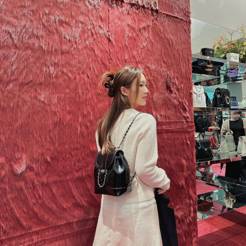 韓國人氣 Cardinal Red 小香風鏈 小背包 Hawoo-a Bag