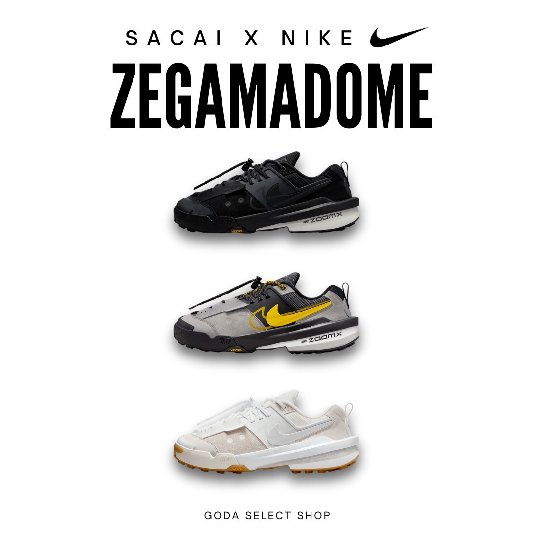Sacai x Nike Zegamadome SP 聯名款 三色 HQ8618-001 HQ8618-002 HQ8618-100