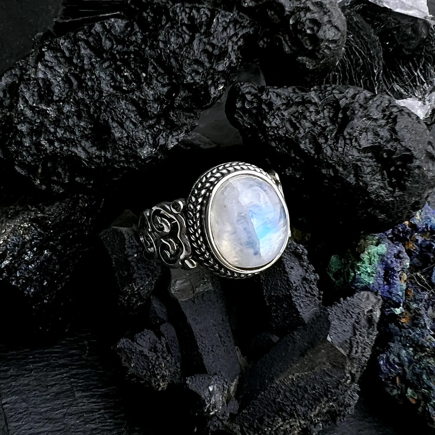 月光石造型戒指(Moonstone)