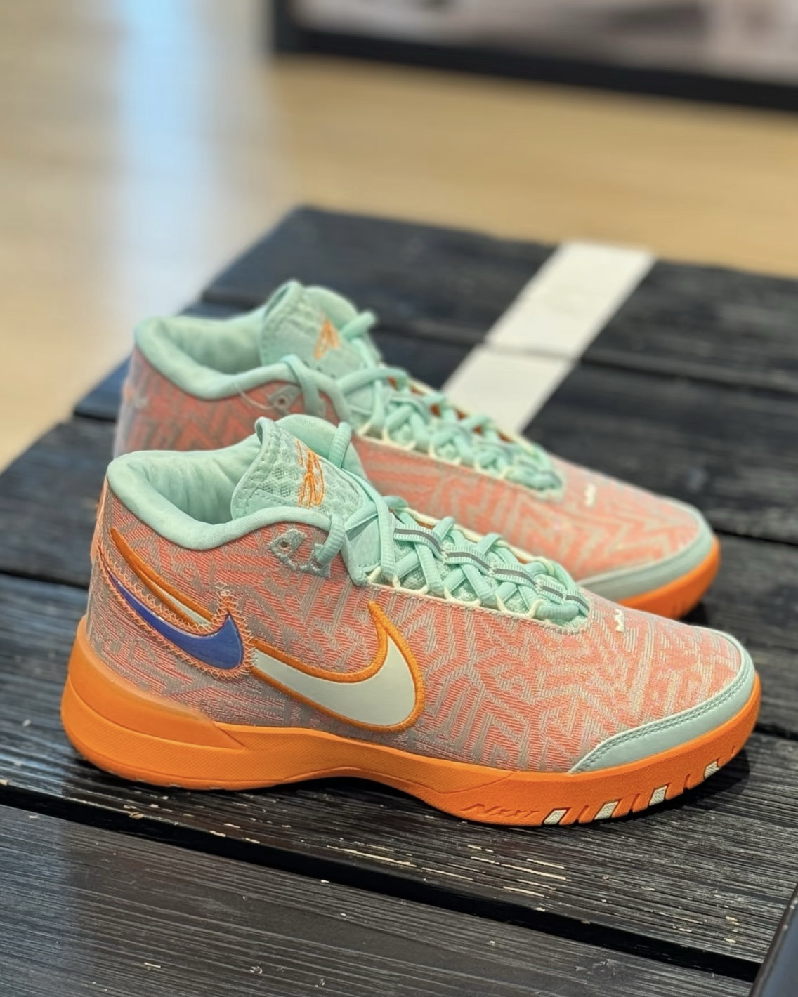 Nike LBJ NXXT Genisus EP 湖水綠橘 緩震 LeBron 實戰籃球鞋 運動鞋