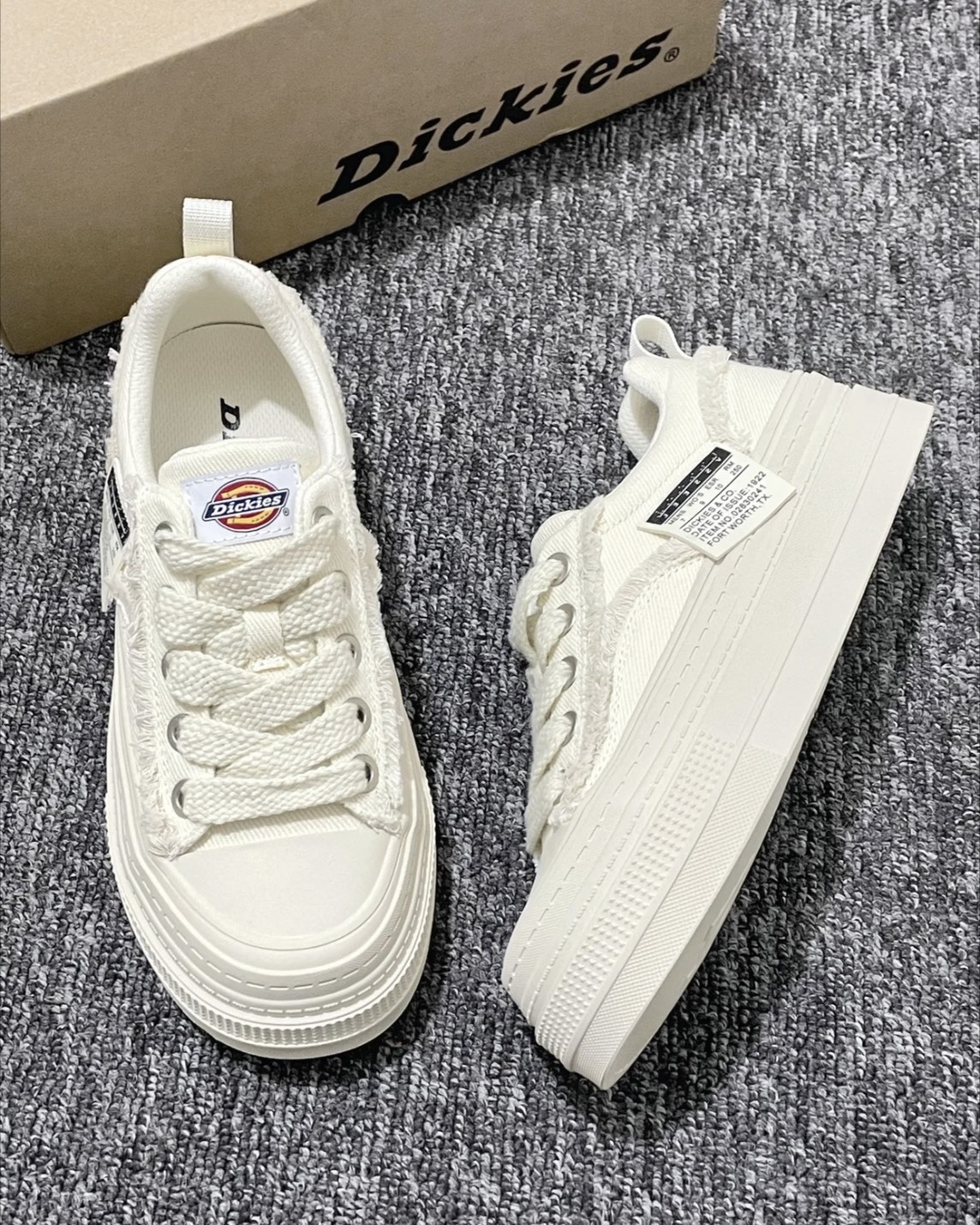 <解構平替款!!>Dickies 厚底 增高 解構 帆布鞋 3色