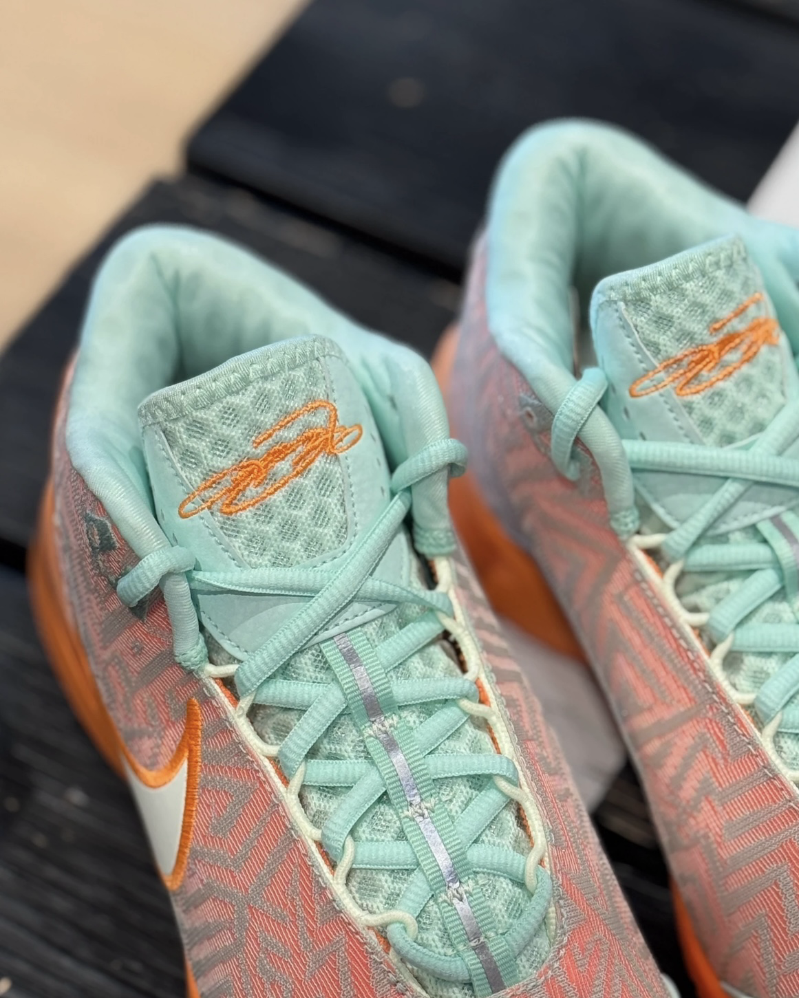 Nike LBJ NXXT Genisus EP 湖水綠橘 緩震 LeBron 實戰籃球鞋 運動鞋