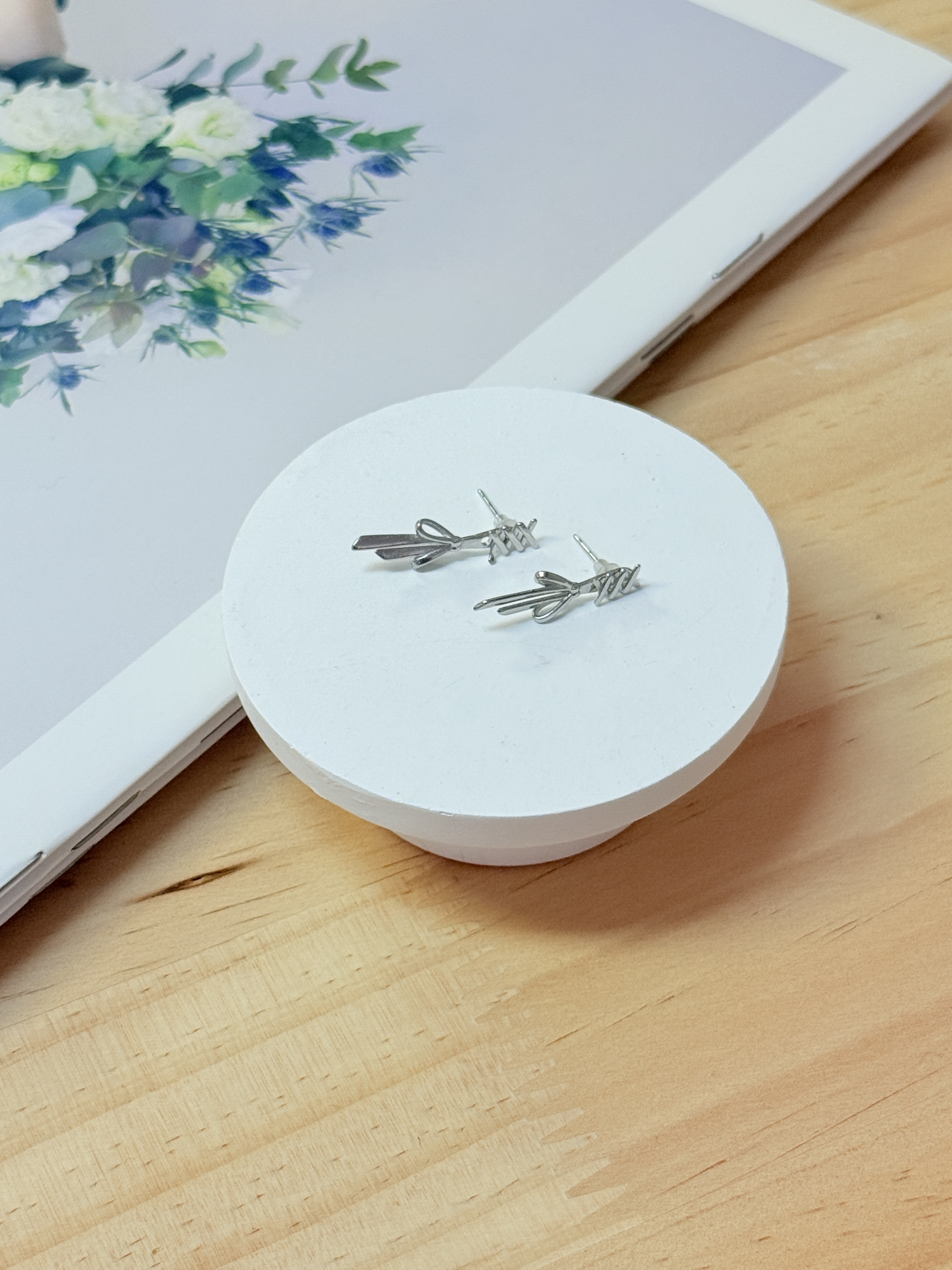 Fish Bone Style Earrings