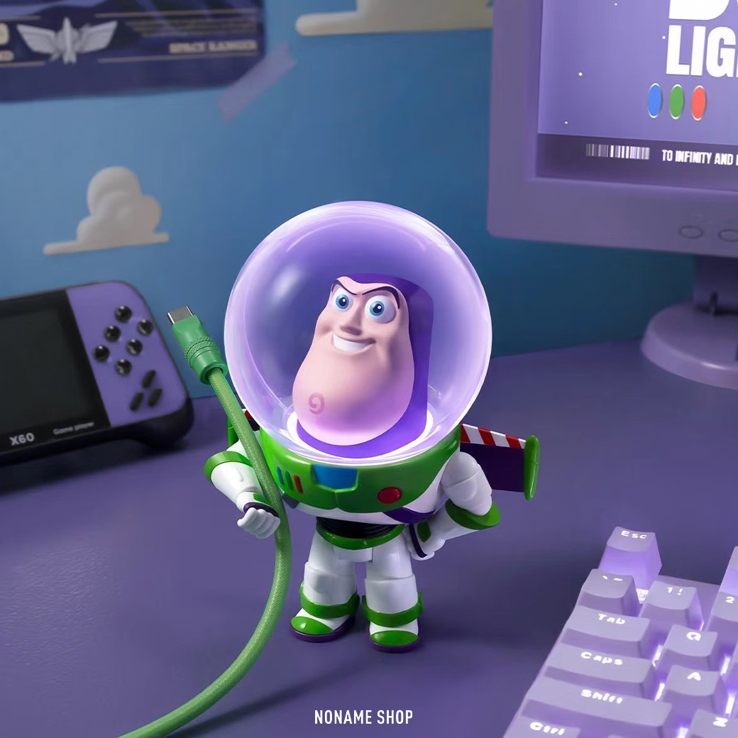 DISNEY 迪士尼 玩具總動員 巴斯光年 可擺動 小夜燈