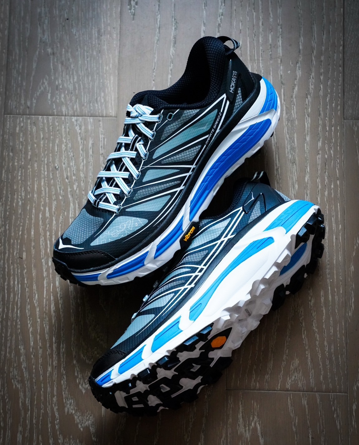 HOKA Mafate Speed 2 黑白越野跑鞋｜男女同款