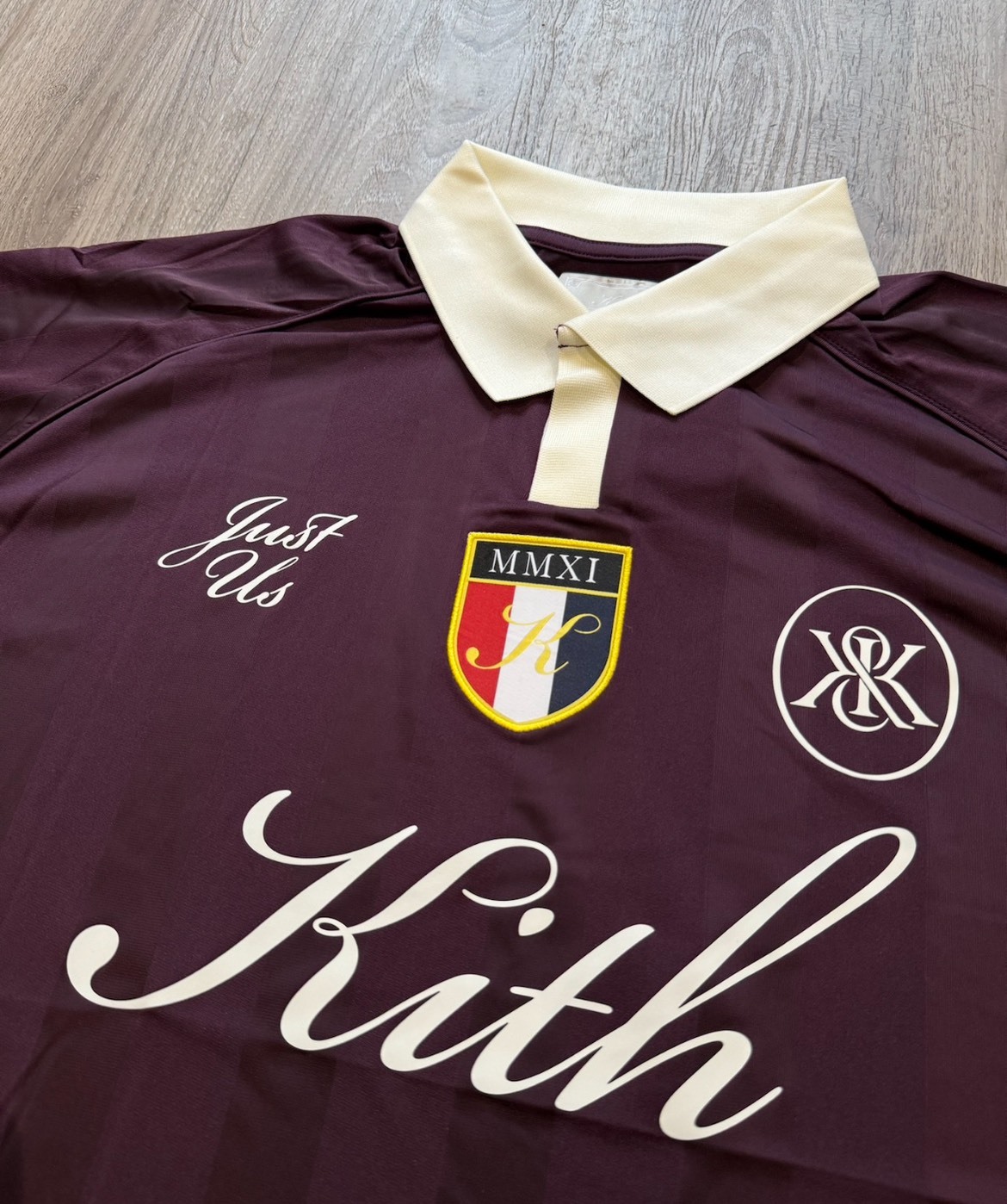 KITH 復古球衣風短袖｜紅色｜情侶款