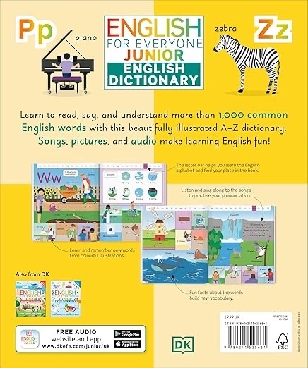 English for Everyone Junior English Dictionary: Learn to Read and Say More than 1,000 Words