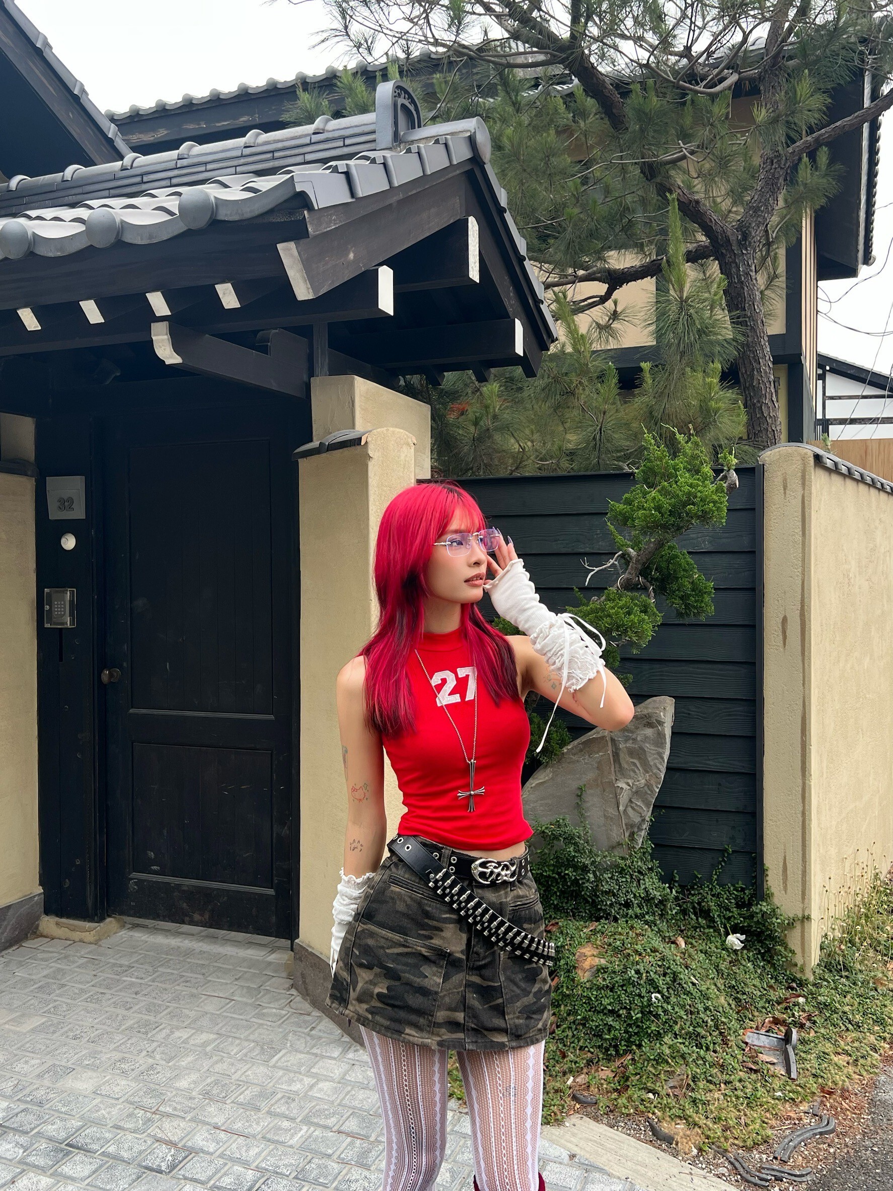 (GOAL) DCM 27 蕾絲 甜心辣妹運動少女風修身顯瘦背心 DCM-W62