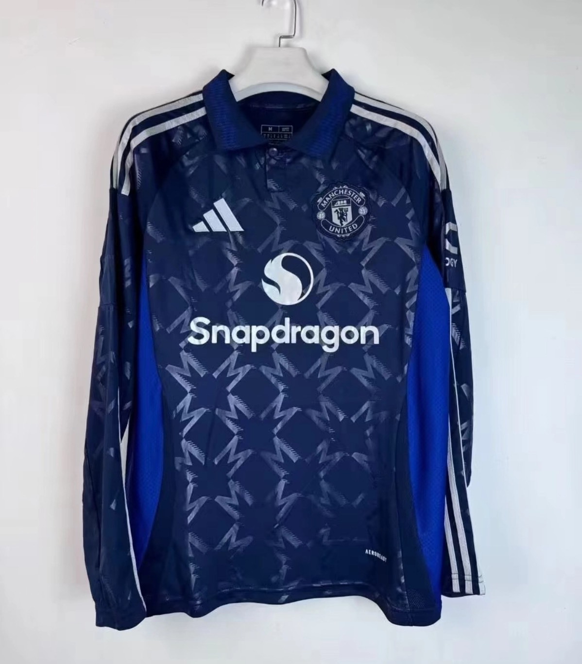 adidas 曼聯 24/25 客場長袖球衣｜夜靛藍｜男款