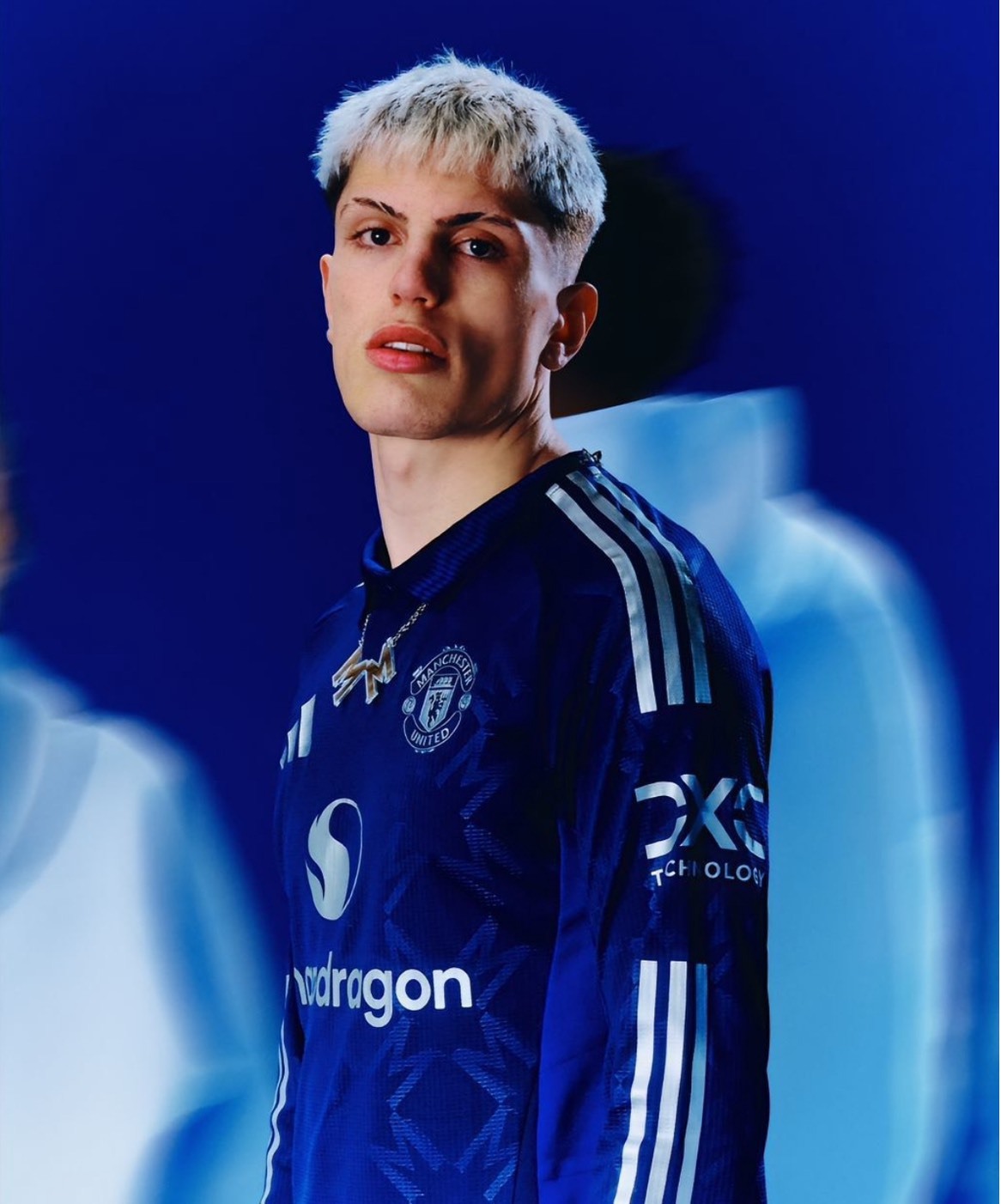 adidas 曼聯 24/25 客場長袖球衣｜夜靛藍｜男款