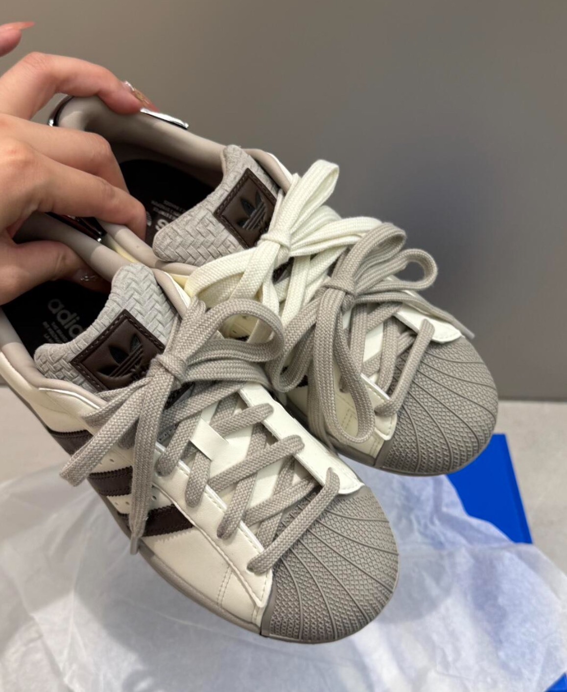 adidas Originals Superstar II 板鞋｜白棕｜男女同款