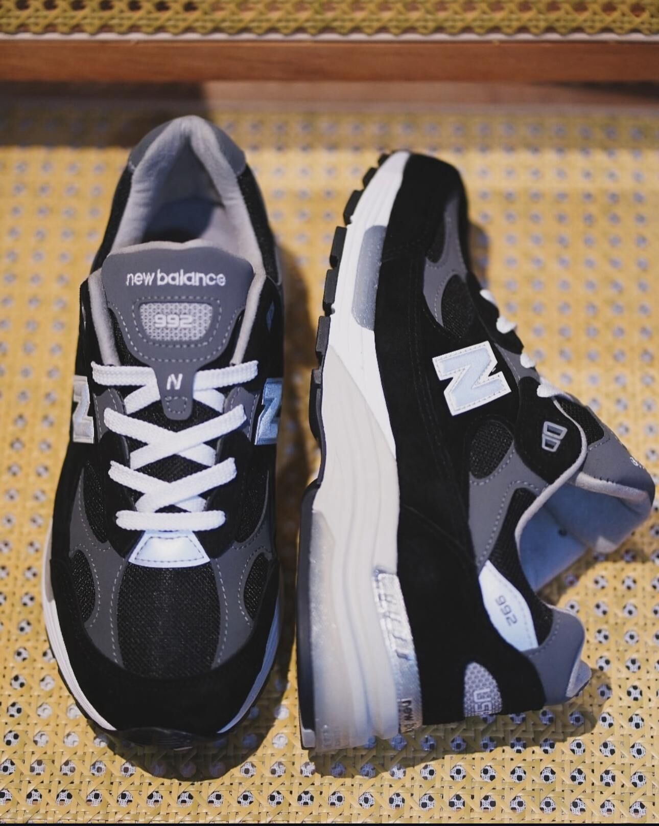 【美品】New Balance U992BK 25cm New Balance | U992BK - Black Grey Silver Metallic | Men