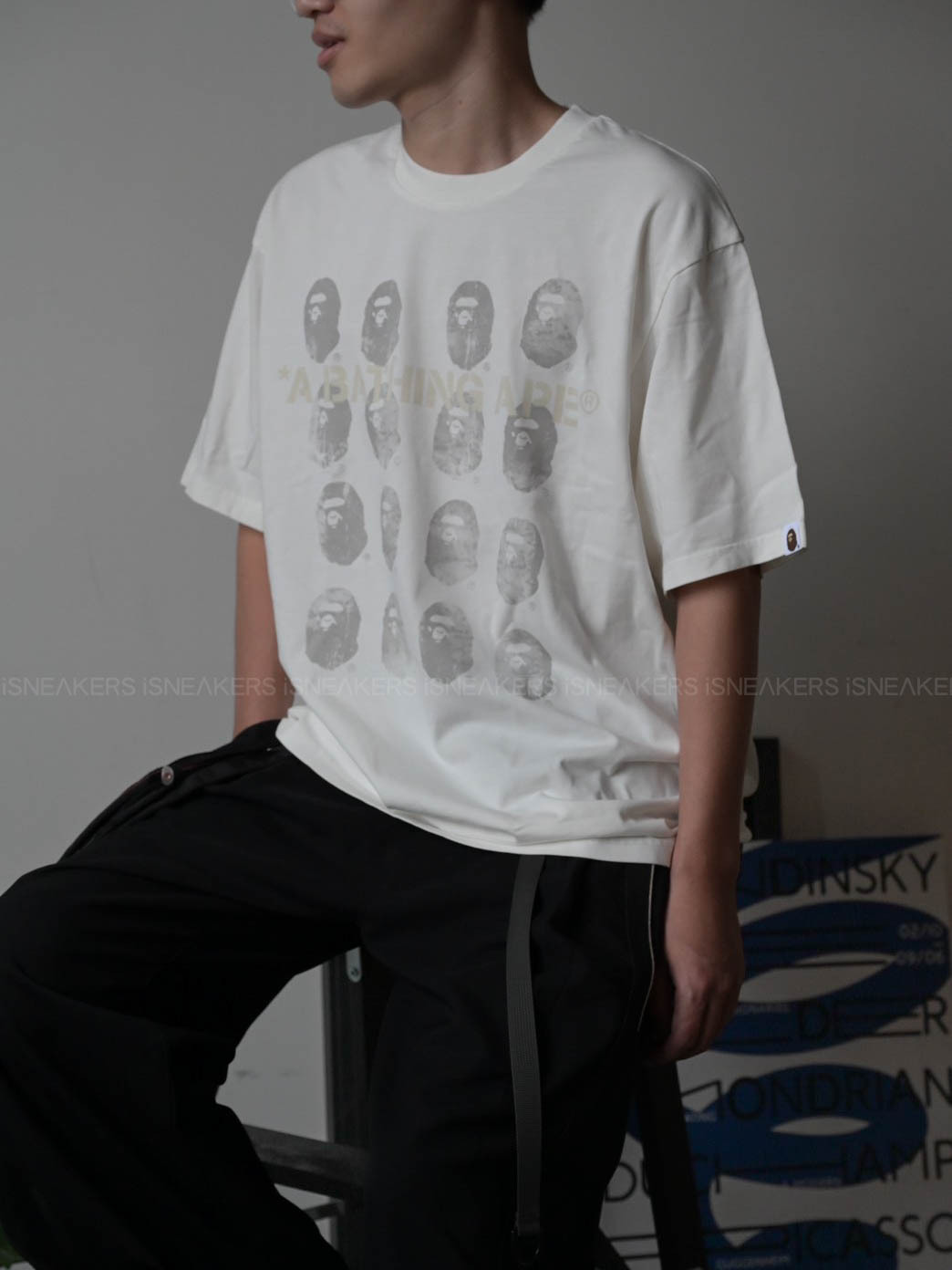 iSNEAKERS｜BAPE Garment Dye Logo Relaxed Fit Tee 16猿人頭T 兩色