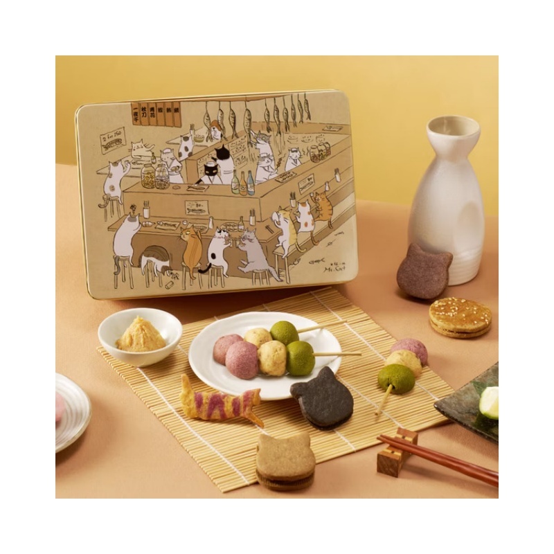 公益禮盒｜【貓聚】貓小姐Ms.Cat聯名鐵盒餅乾