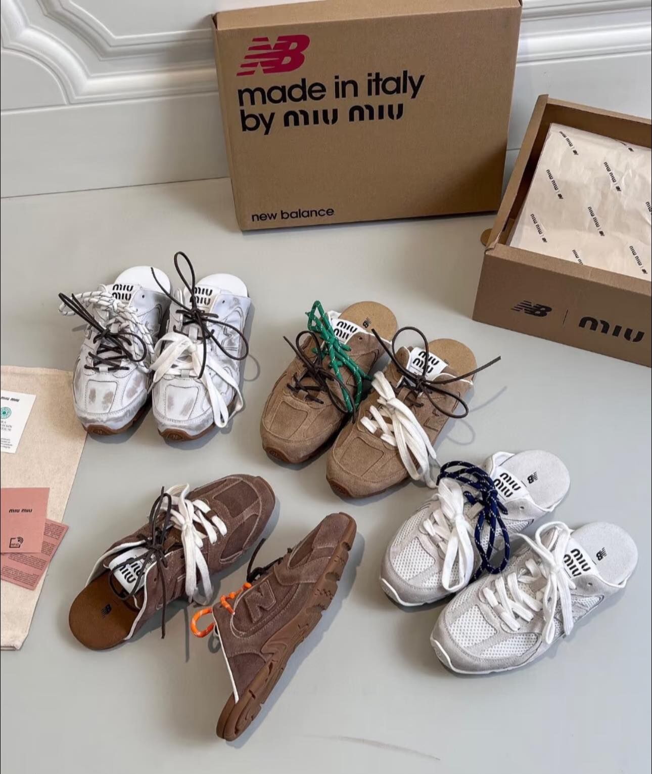 撞色鞋帶 時髦牛皮休閒鞋 (半拖/包鞋)