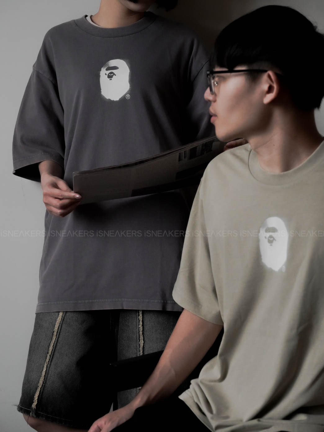 【BAPE】PIGMENT PRINT APE HEAD RELAXED FIT TEE 要在庫確認 Bape Pigment Print Ape Head Relaxed Fit Tee | Shelflife